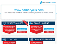Tablet Screenshot of carberyoils.com